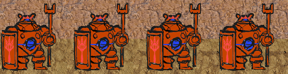 Dormant Armos Knight - Red Rocks Concept