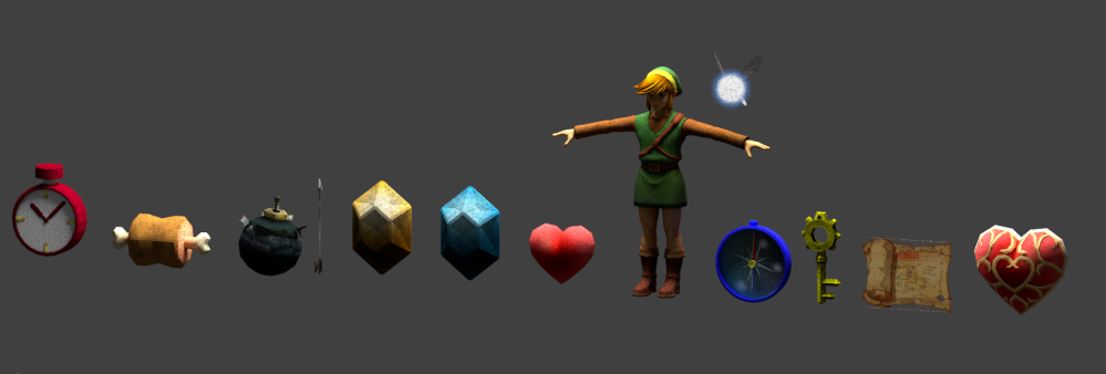 Link and Ground Items
